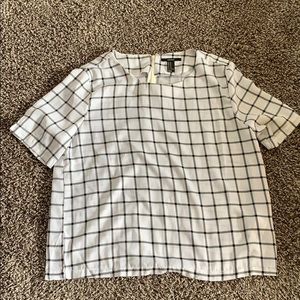 Grid lightweight blouse